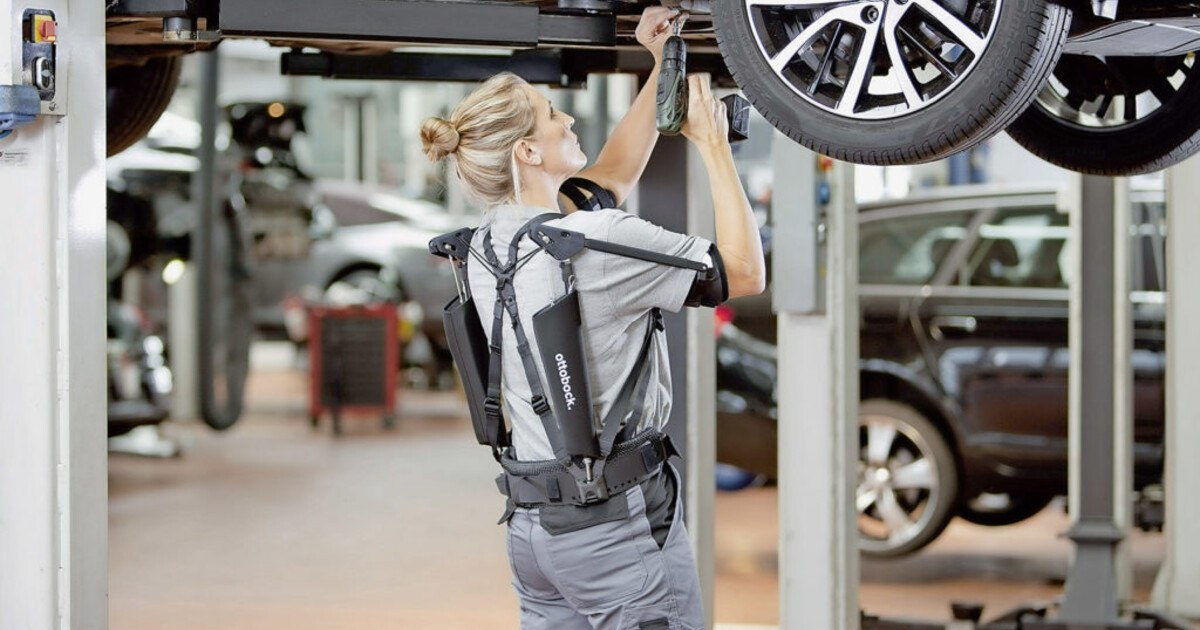 Exoskelette: Vorbeugung auf dem Rücken der Arbeiter
